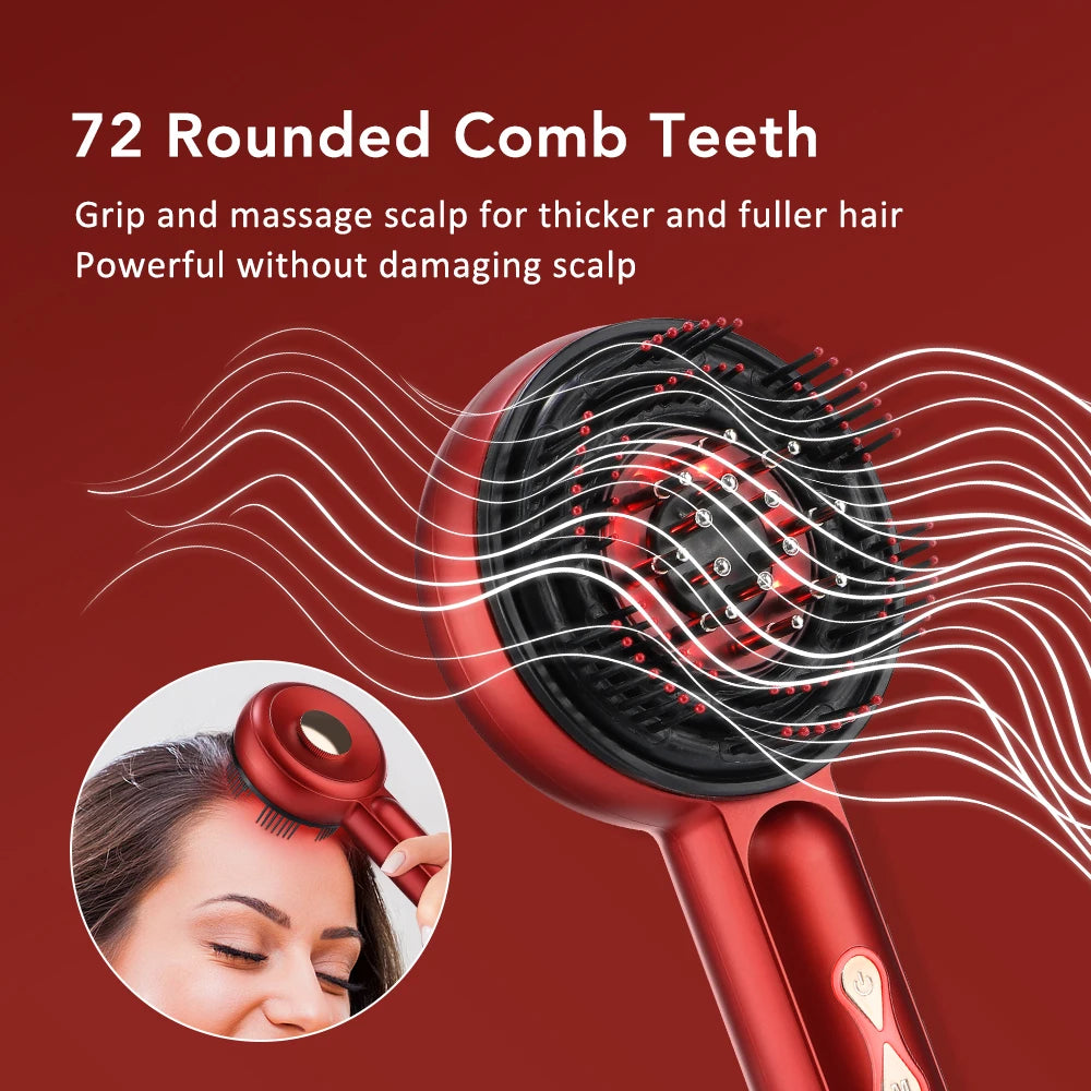 HairHavens™ Scalp Therapy Comb – Electric Massager for Hair Growth