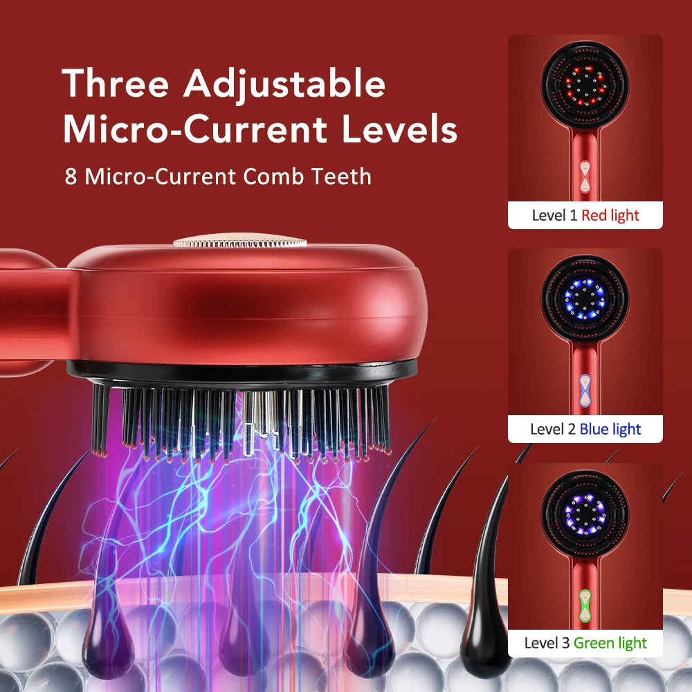 HairHavens™ Scalp Therapy Comb – Electric Massager for Hair Growth