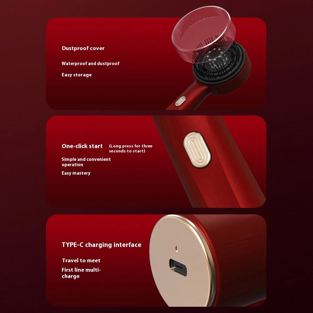 HairHavens™ Scalp Therapy Comb – Electric Massager for Hair Growth